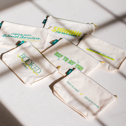 Bookish Zip Pouches